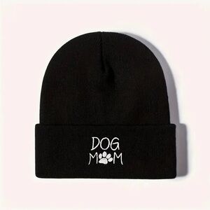 Black 'Dog Mom' Touque